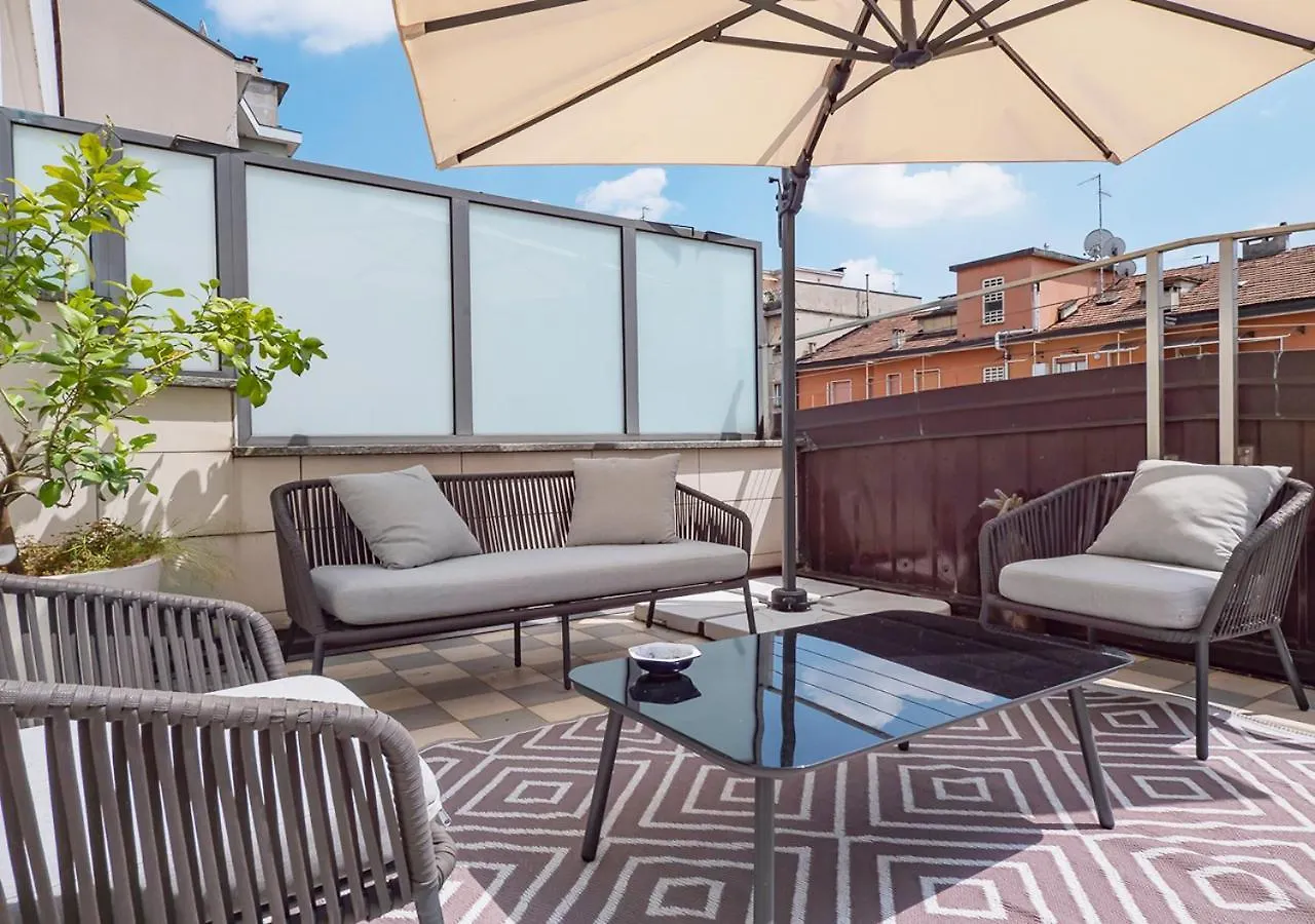 Апартаменты Attico A Milano - 2 Terrazzi E Netflix  Милан